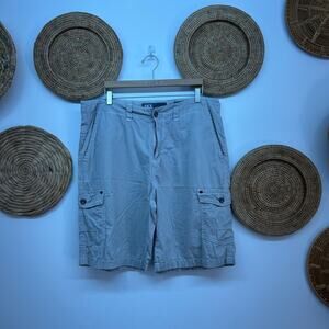 BKE Buckle Gray Athletic Fit Shorts Mens 38 x 23 Inseam